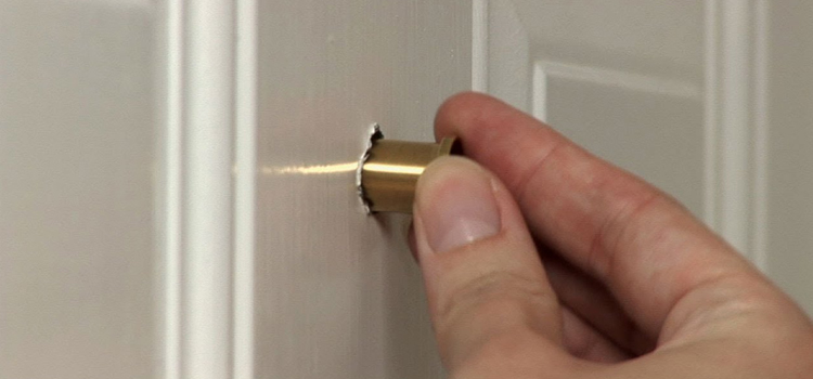 peephole door repair in Sarasota Springs